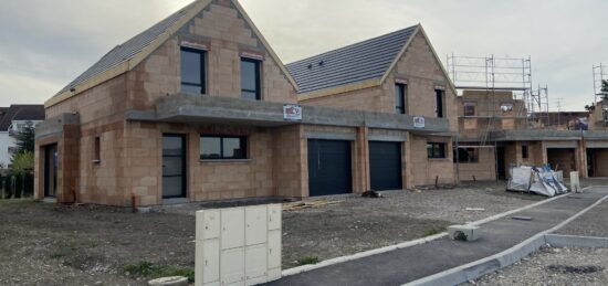 Construction de 4 maisons à Colmar