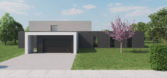 Plan de maison Surface terrain 209 m2 -  - 4  chambres -  sans garage 