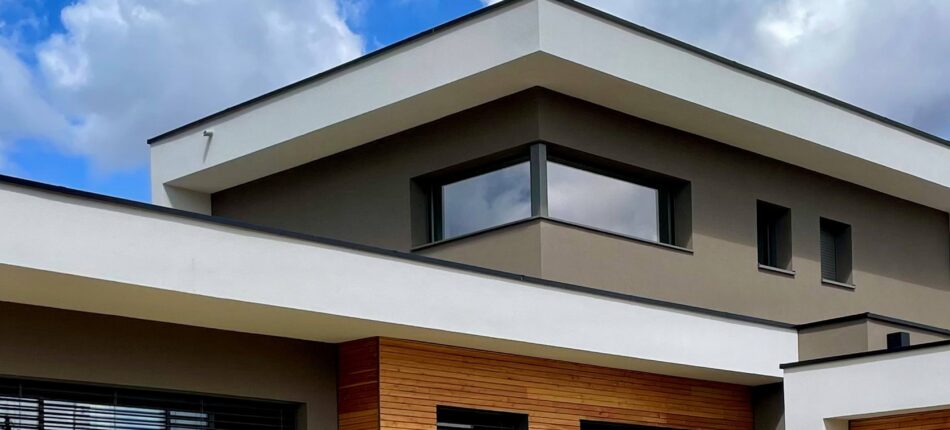 Construction d’une maison toit plat à Zimmersheim  - Réalisation Maisons Néo à Zimmersheim