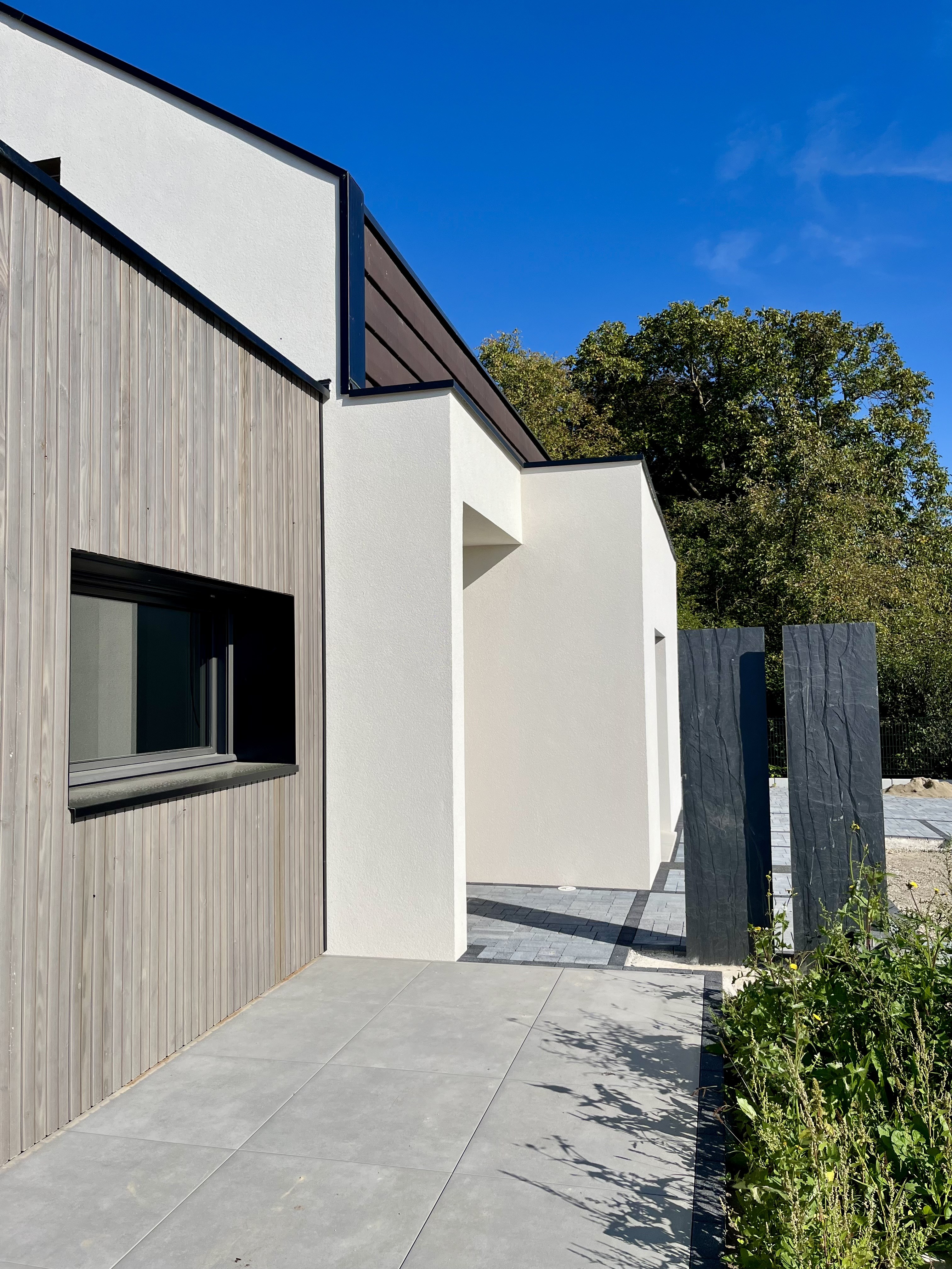 maison moderne 2 pans