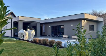 maison plain-pied à toit plat