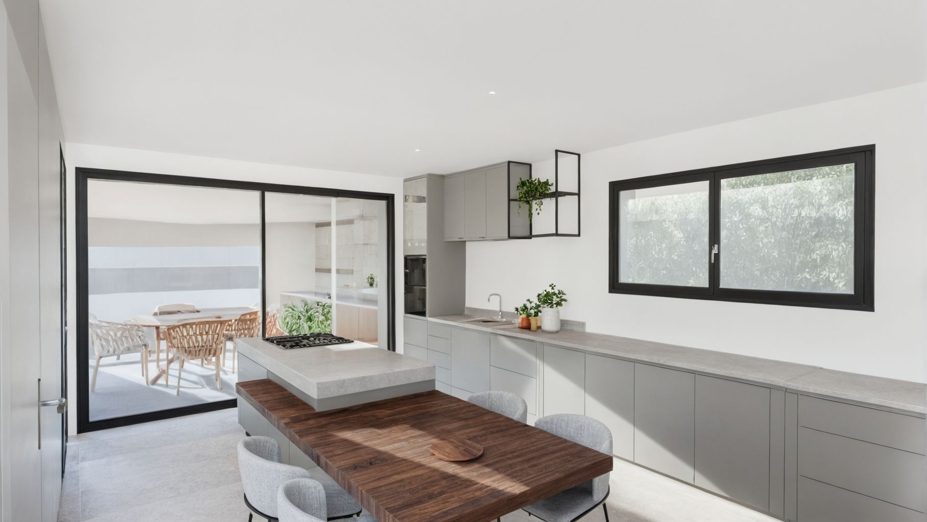 plans cuisine maisons néo