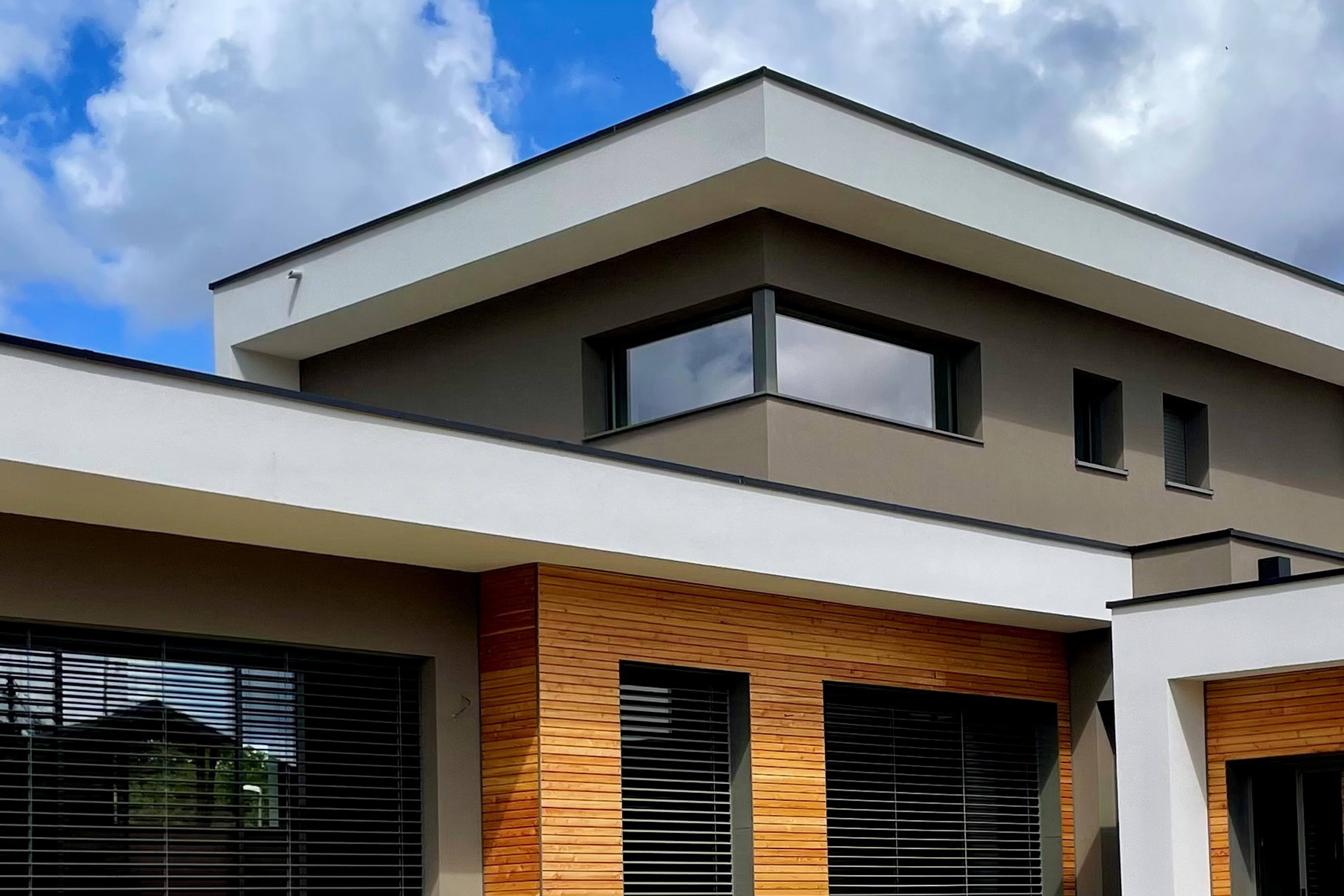 Maison NEO design à toit plat