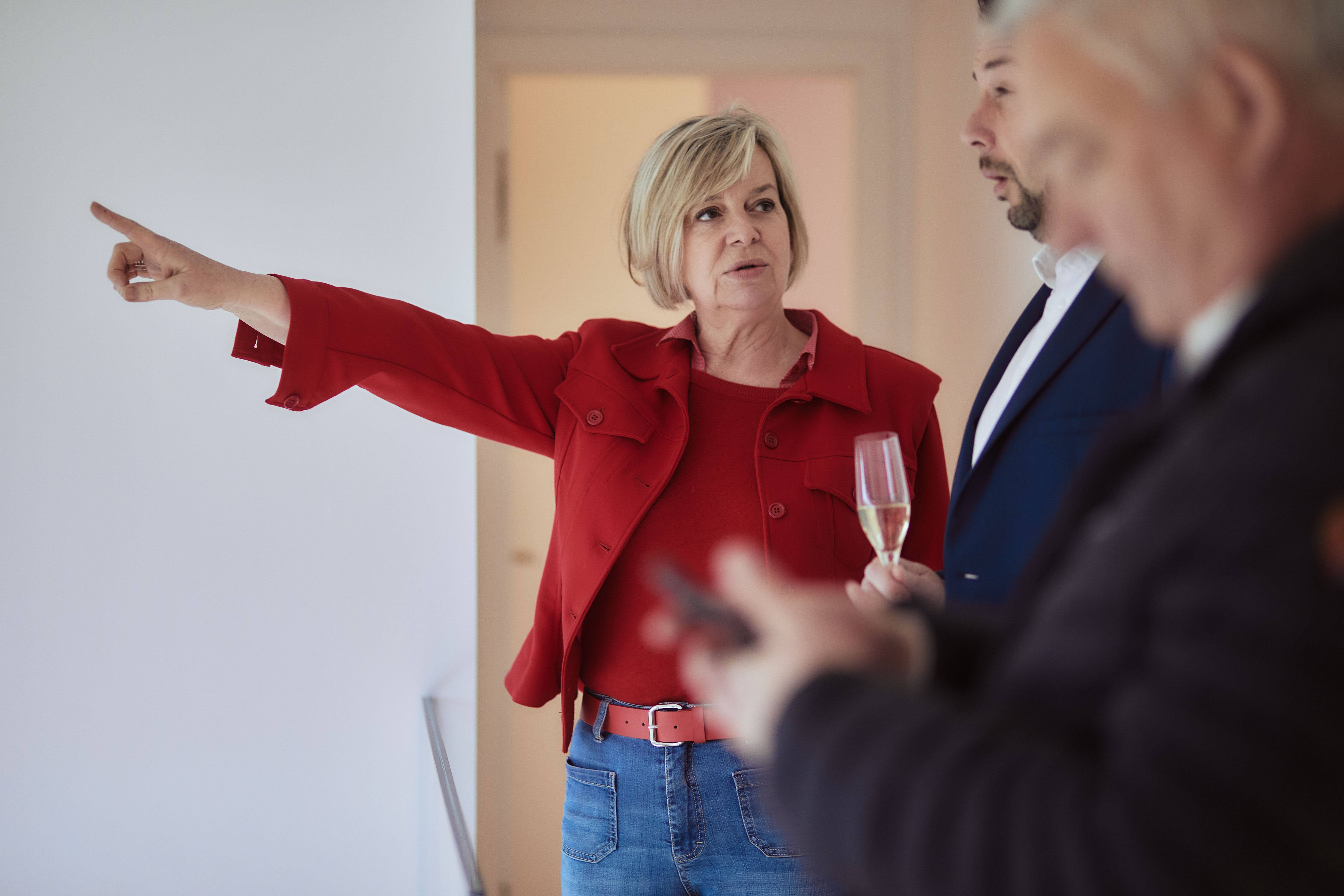Odile Uhlrich Mallet, première adjointe d'Eric Straumann à la Soirée Privée Maisons Néo