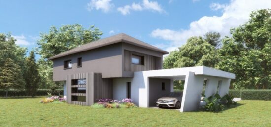 Plan de maison Surface terrain 131 m2 - 5 pièces - 3  chambres -  sans garage 