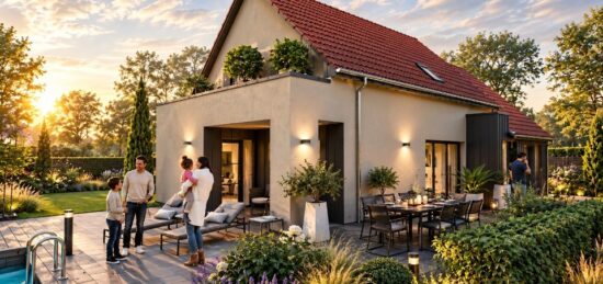 Maison neuve à , Bas-Rhin
