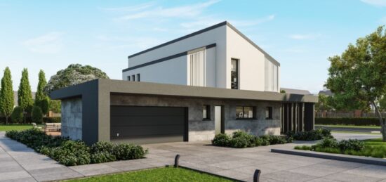 Maison neuve à Handschuheim, Grand Est